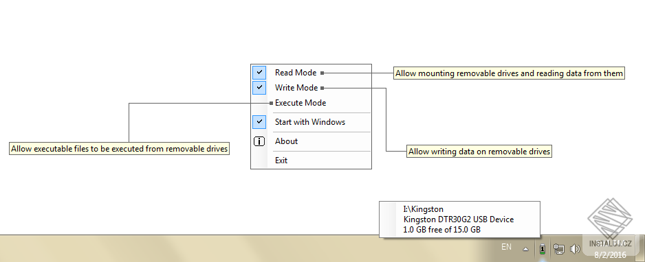 USB Flash Drives Control