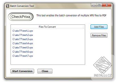 CheckPrixa XPS To PDF Converter