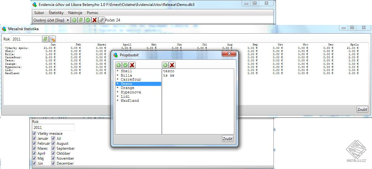 Evidencia bankových účtov