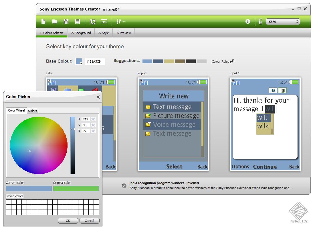 SonyEricsson Themes Creator