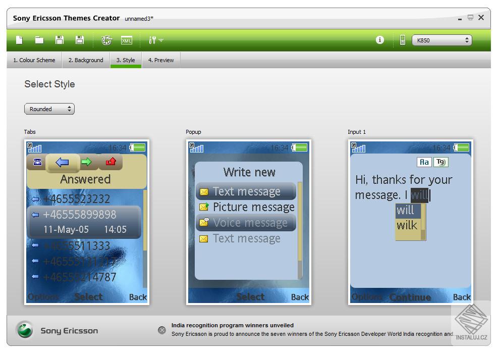 SonyEricsson Themes Creator