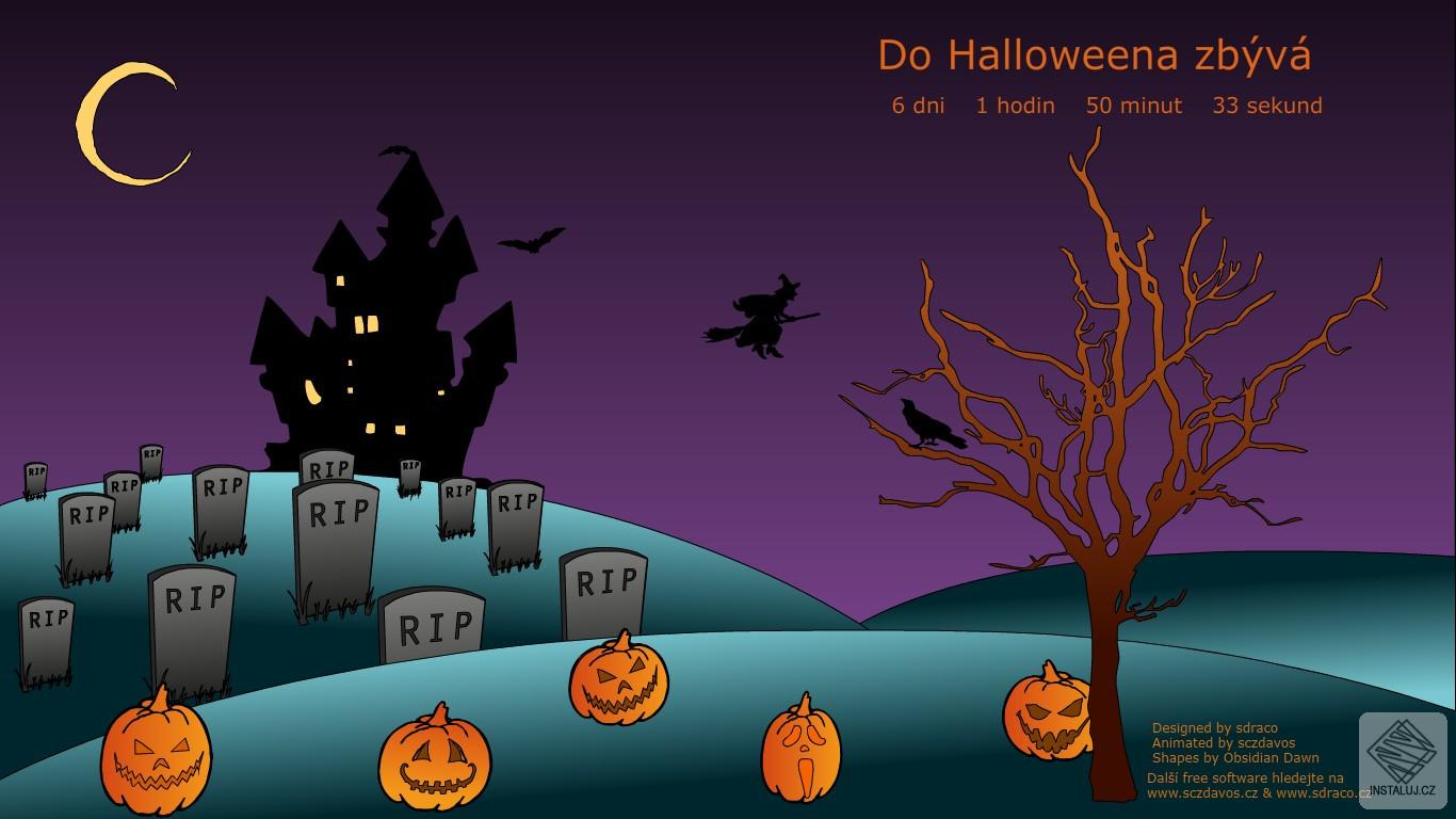 Halloween spořič obrazovky