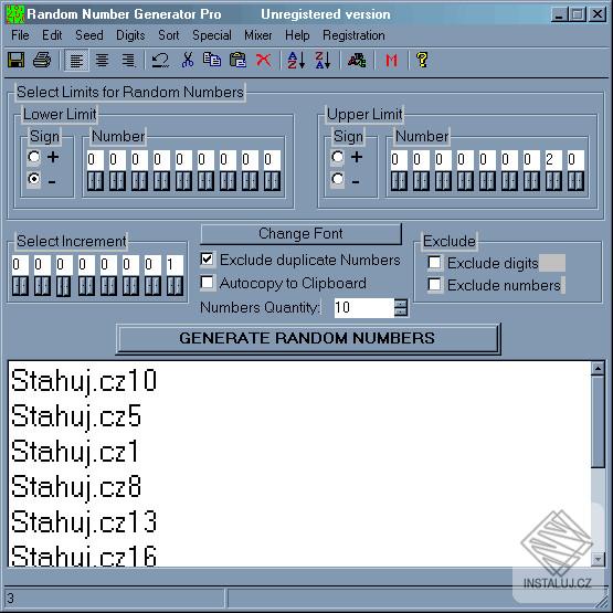 Random Number Generator Pro