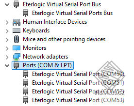 Virtual Serial Ports Emulator