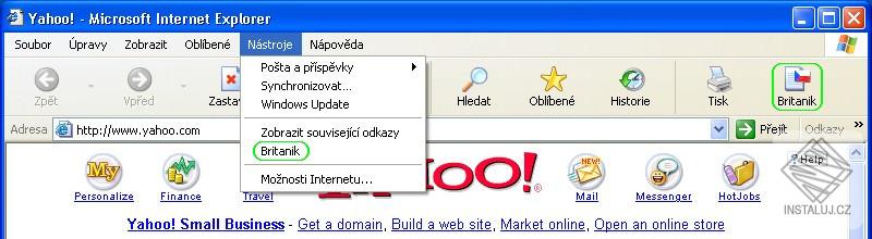 Překladač Britanik IE