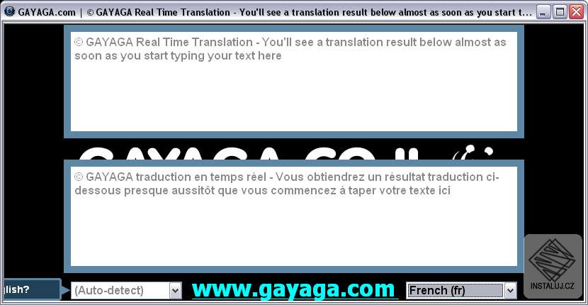 GAYAGA Real Time Translation