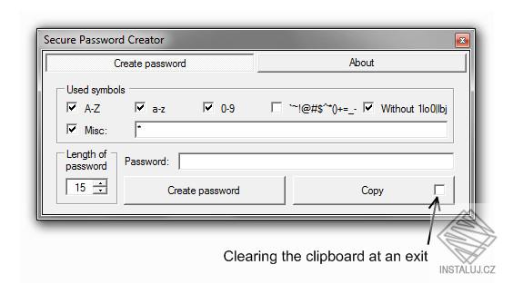 Secure Password Creator