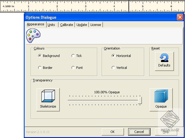 On-screen Ruler