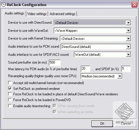 ReClock DirectShow Filter