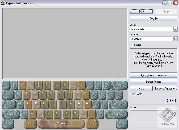 Typing Invaders