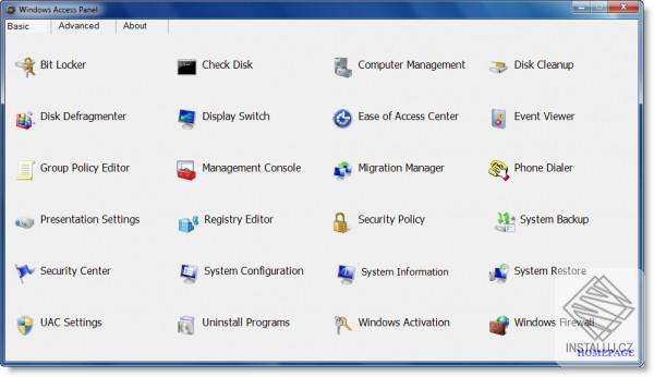 Windows Access Panel