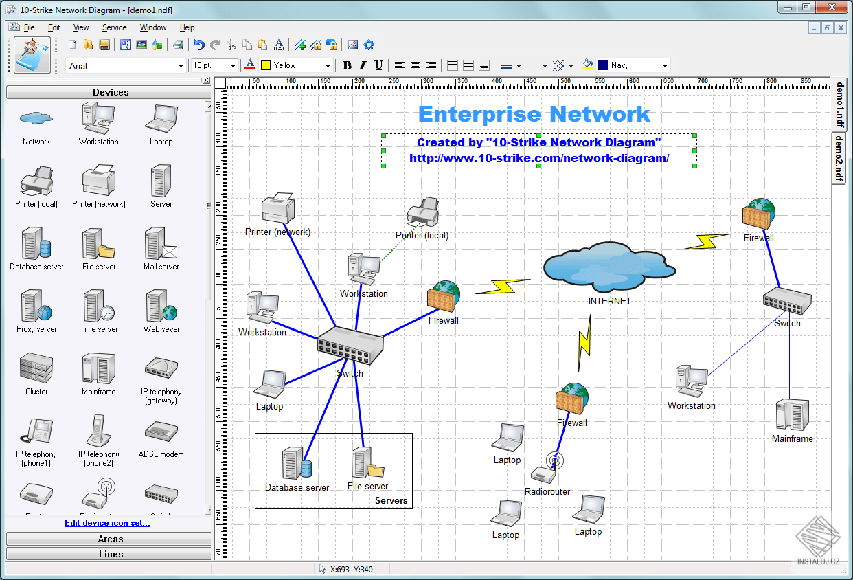10-Strike Network Diagram