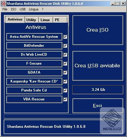 Shardana Antivirus Rescue Disk Utility