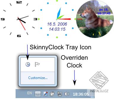 Skinny Clock