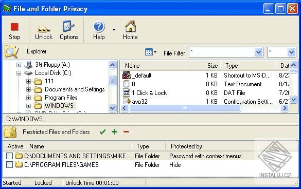 File and Folder Privacy