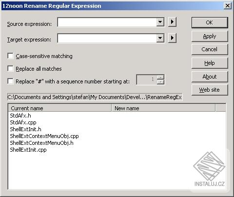 Rename Regular Expression