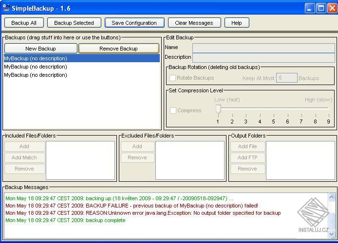 SimpleBackup