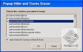 Popup Killer and Tracks Eraser