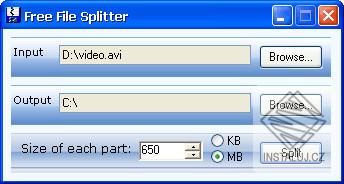 Free File Splitter