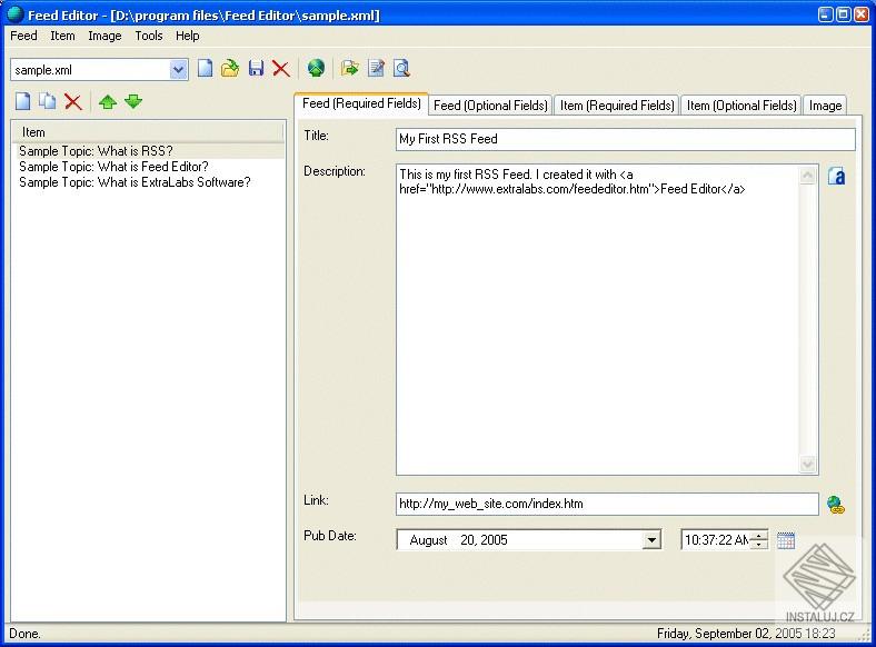 Feed Editor