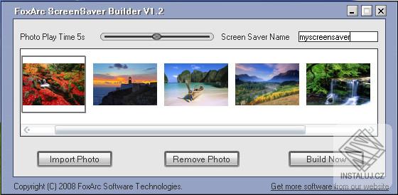 FoxArc Screen Saver Builder
