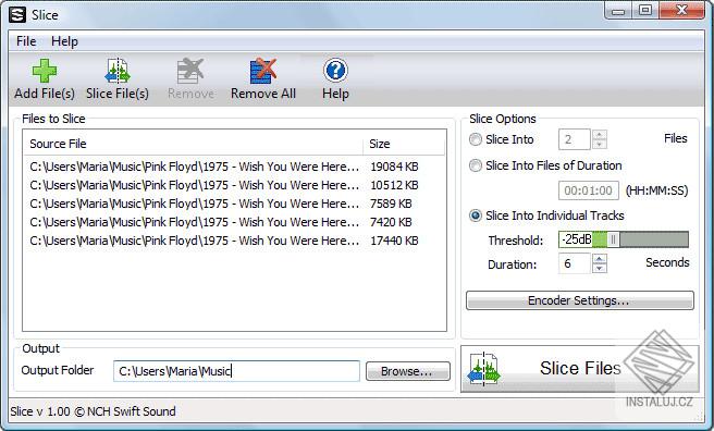 Slice Audio File Splitter