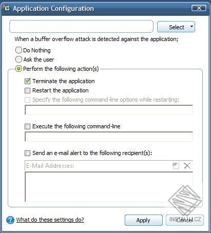 Comodo Memory Firewall