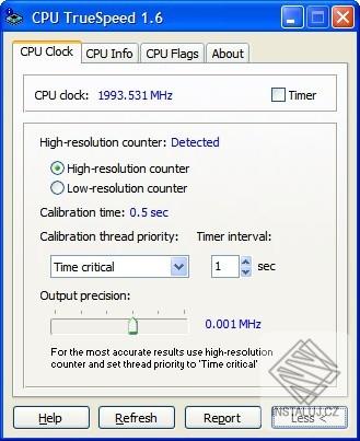 CPU TrueSpeed