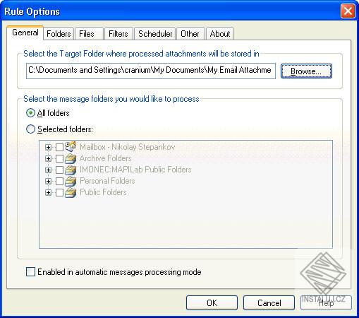Attachments Processor for Outlook
