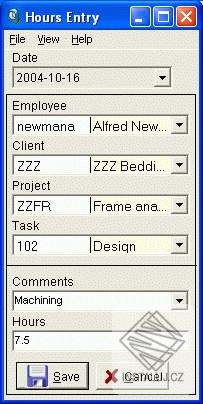 Employee Project Clock