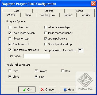 Employee Project Clock