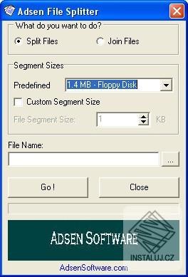 Adsen File Splitter