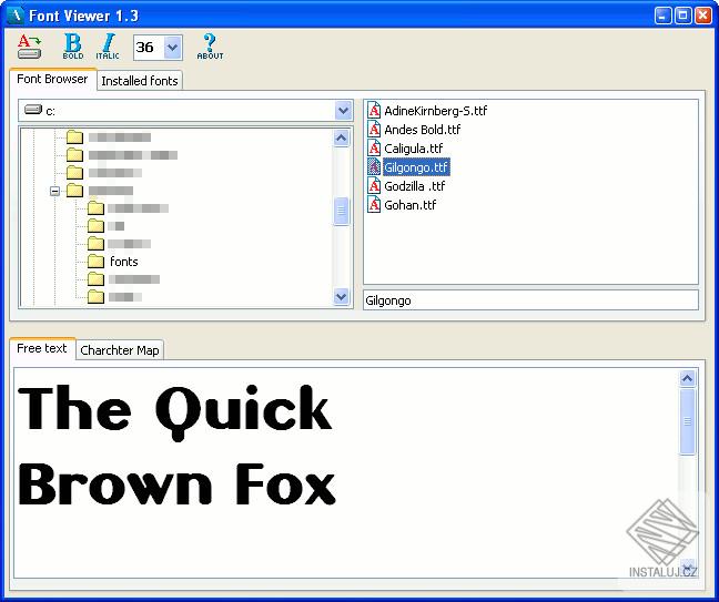 FontViewer