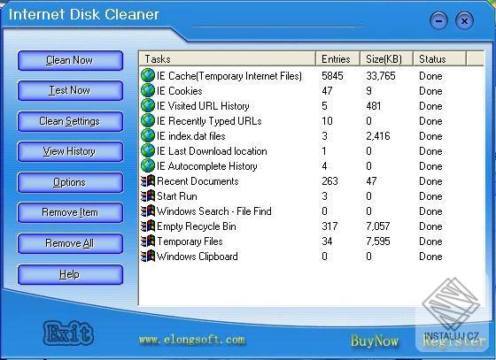 Internet Disk Cleaner