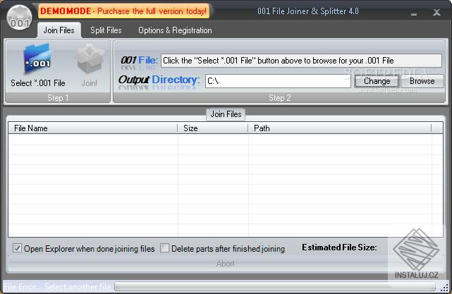 001 File Joiner and Splitter