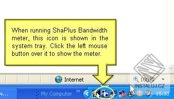 ShaPlus Bandwidth Meter