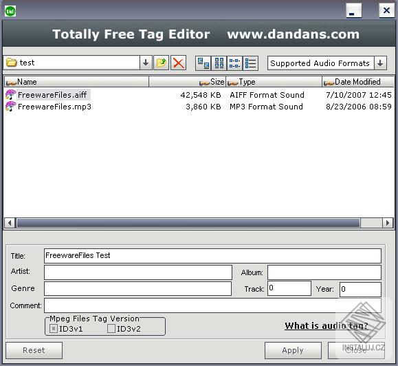 Totally Free Tag Editor