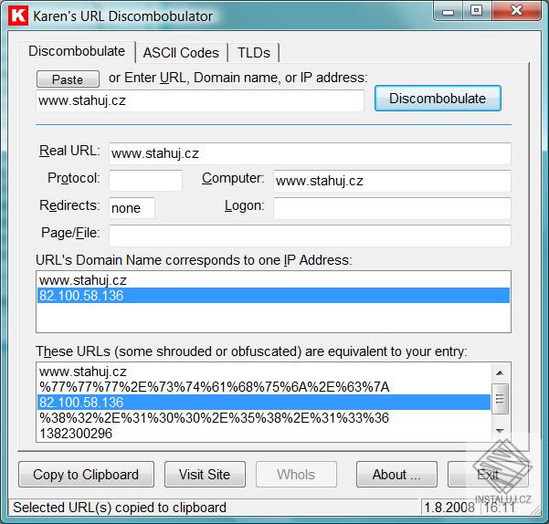 Karen´s URL Discombobulator