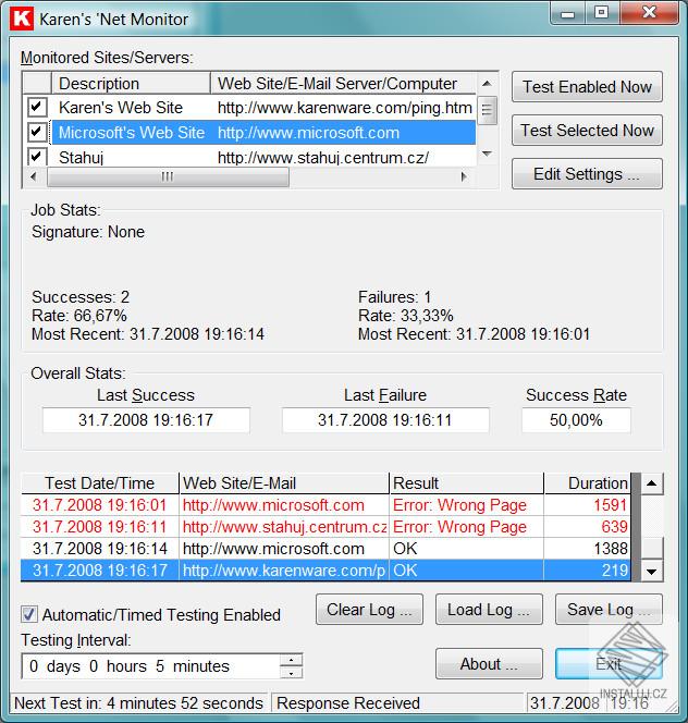 Karen´s Net Monitor