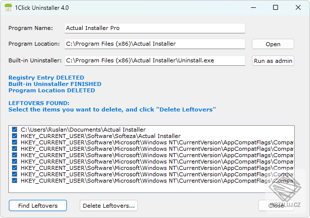 1Click Uninstaller