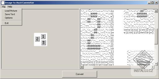 Bitmap to Ascii