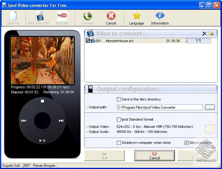 Topviewsoft Free iPod Video Converter