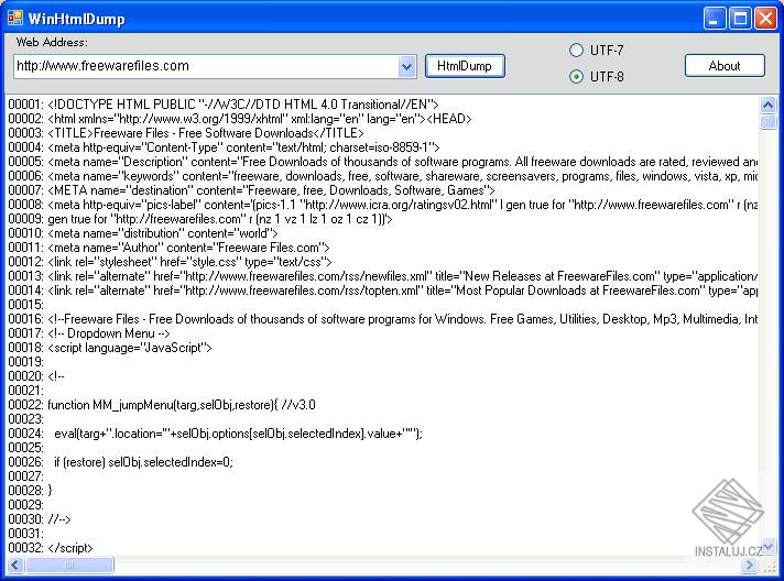 WinHtmlDump