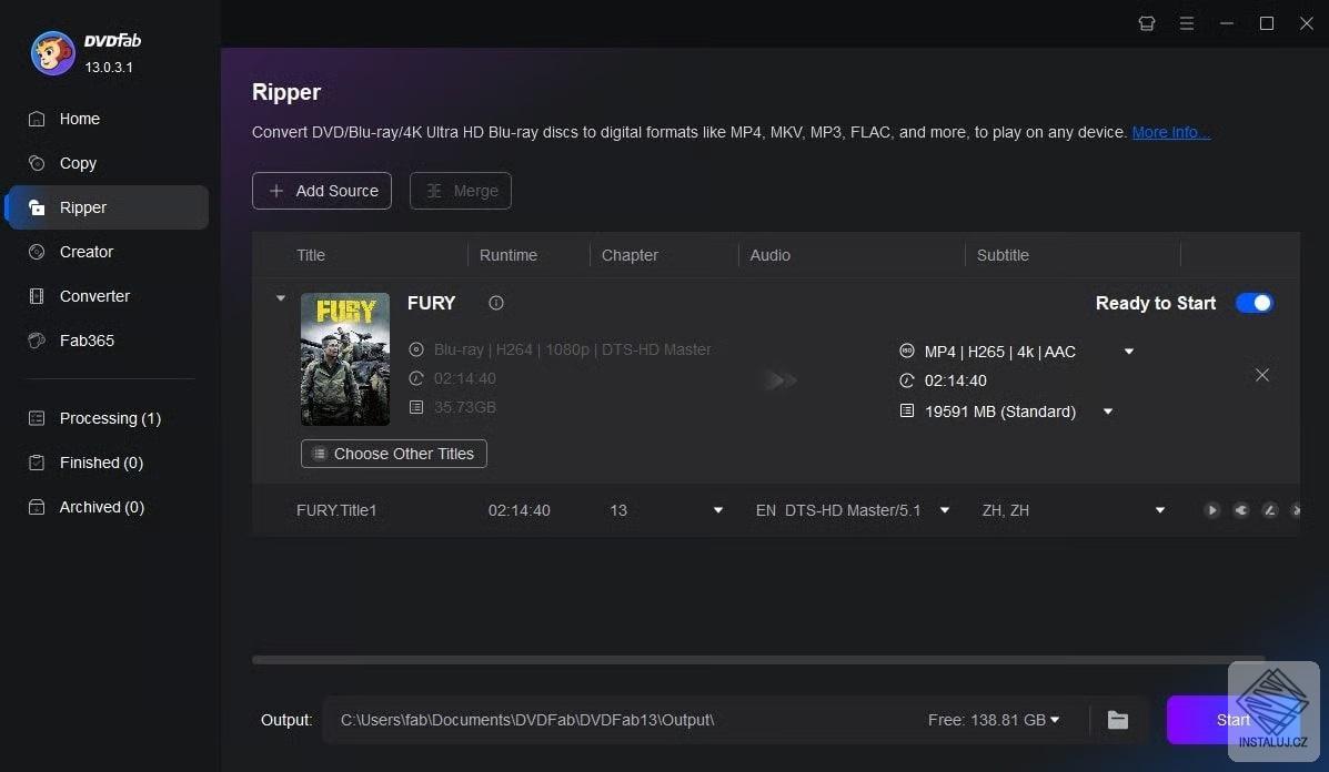 DVDFab NVIDIA AI Enhancer