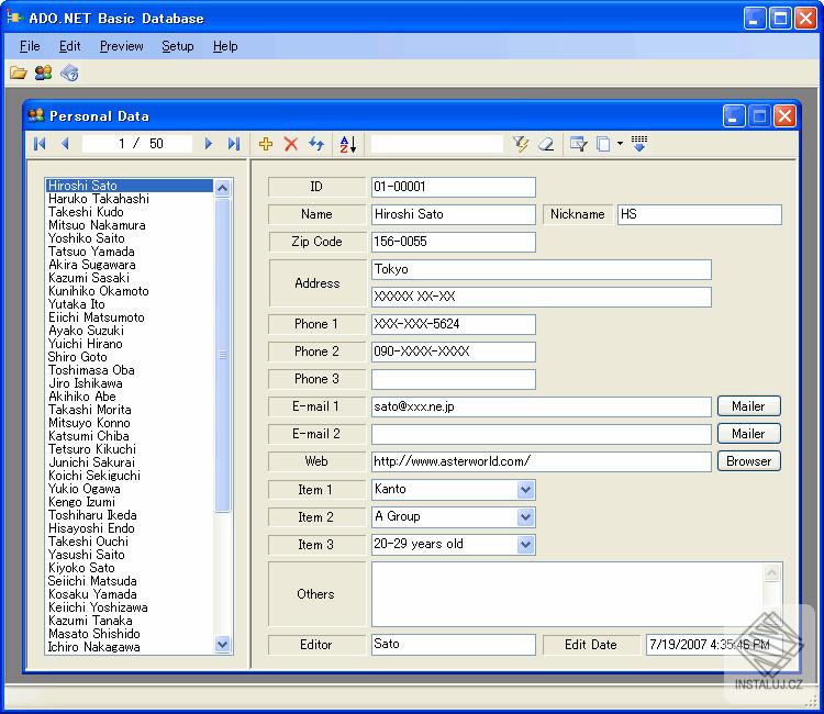 ADO.NET Basic Database