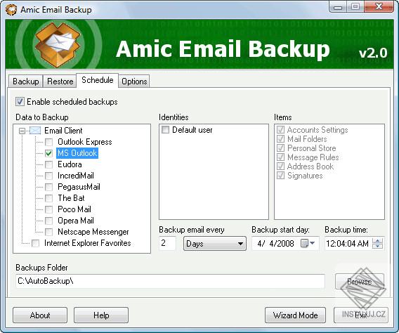 Amic Email Backup