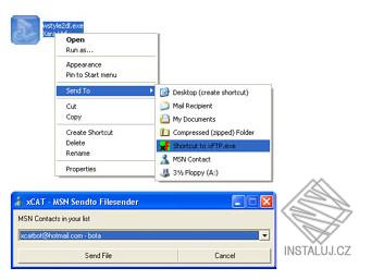 xCAT - MSN File Sender