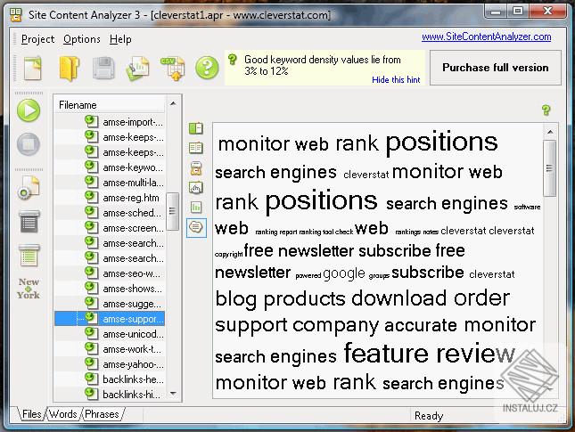 Site Content Analyzer
