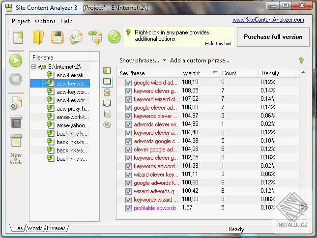 Site Content Analyzer