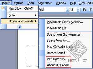 MP3 AddIn for Microsoft PowerPoint
